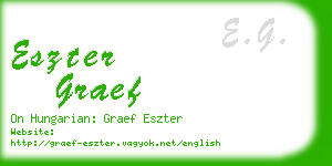 eszter graef business card